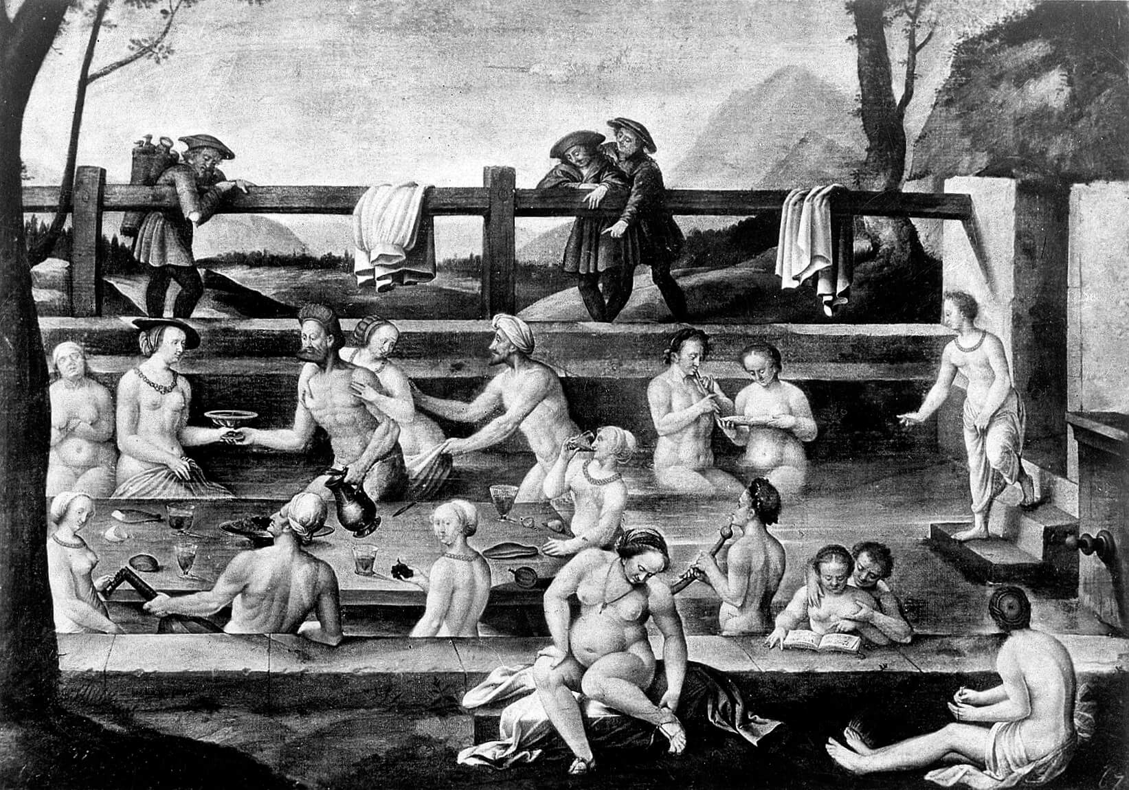 Ханс бок общественные бани Швейцария 1597